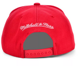 Men's New Jersey Nets Mitchell & Ness Red Basic Core Snapback Hat - Pro Jersey Sports