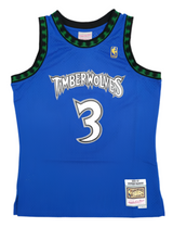Men's Minnesota Timberwolves Stephon Marbury Mitchell & Ness Blue Hardwood Classics Swingman Jersey - Pro Jersey Sports