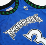 Men's Minnesota Timberwolves Stephon Marbury Mitchell & Ness Blue Hardwood Classics Swingman Jersey - Pro Jersey Sports
