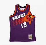 Men's Phoenix Suns Steve Nash Mitchell & Ness Purple 1996-97 Hardwood Classics Swingman Jersey - Pro Jersey Sports