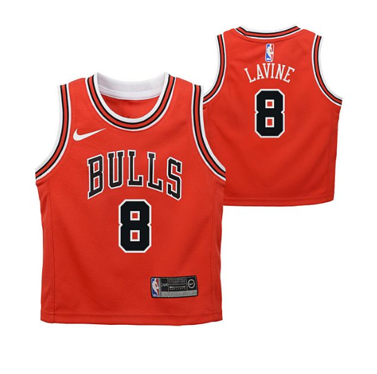 Preschool Chicago Bulls Zach Lavine Red Nike Swingman Icon Jersey