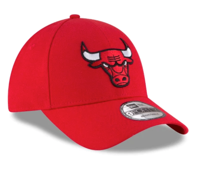 Chicago Bulls New Era The League Red 9FORTY Adjustable Hat