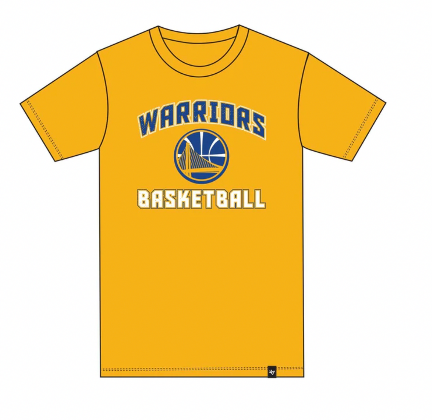 Men's Golden State Warriors Game Changer Super Rival Tee By ’47 Brand
