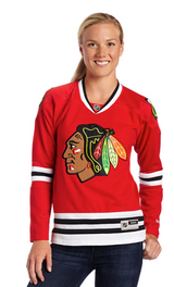 Women's Chicago Blackhawks Premier Home Reebok Jersey - Pro Jersey Sports