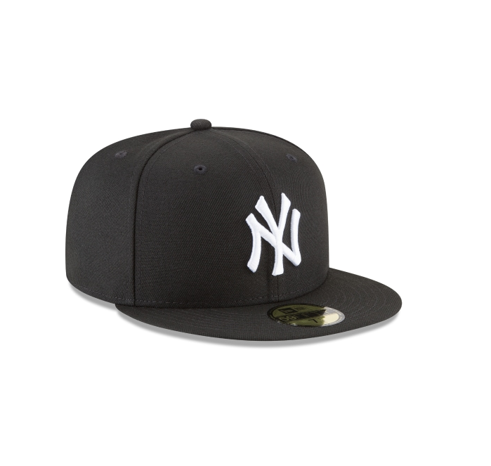 New York Yankees Black and White 59Fifty Fitted Hat
