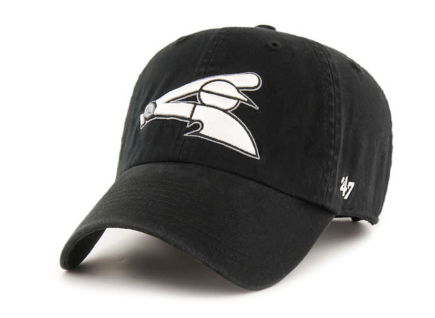 Men's Chicago White Sox Batterman Black Clean Up Adjustable Hat By '47 Brand