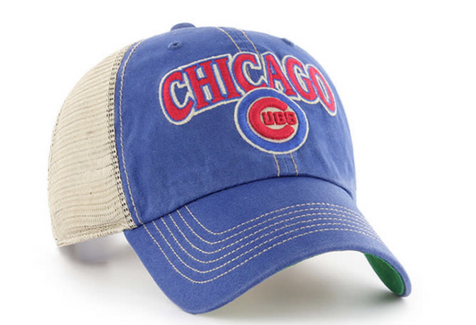 Chicago Cubs Royal/Natural Tuscaloosa Clean Up '47 Brand Adjustable Hat