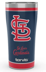 St. Louis Cardinals™ Navy Home Run 20 oz. Stainless Steel Tumbler - Pro Jersey Sports