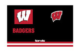 Wisconsin Badgers™ Blocked 20 oz. Stainless Steel Tumbler - Pro Jersey Sports
