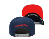 Houston Rockets Mitchell & Ness Hardwood Classics Reload 2.0 Snapback Hat - Navy/Gray - Pro Jersey Sports
