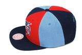 Men's Houston Rockets Mitchell & Ness NBA Pinwheel Snapback Hat - Pro Jersey Sports