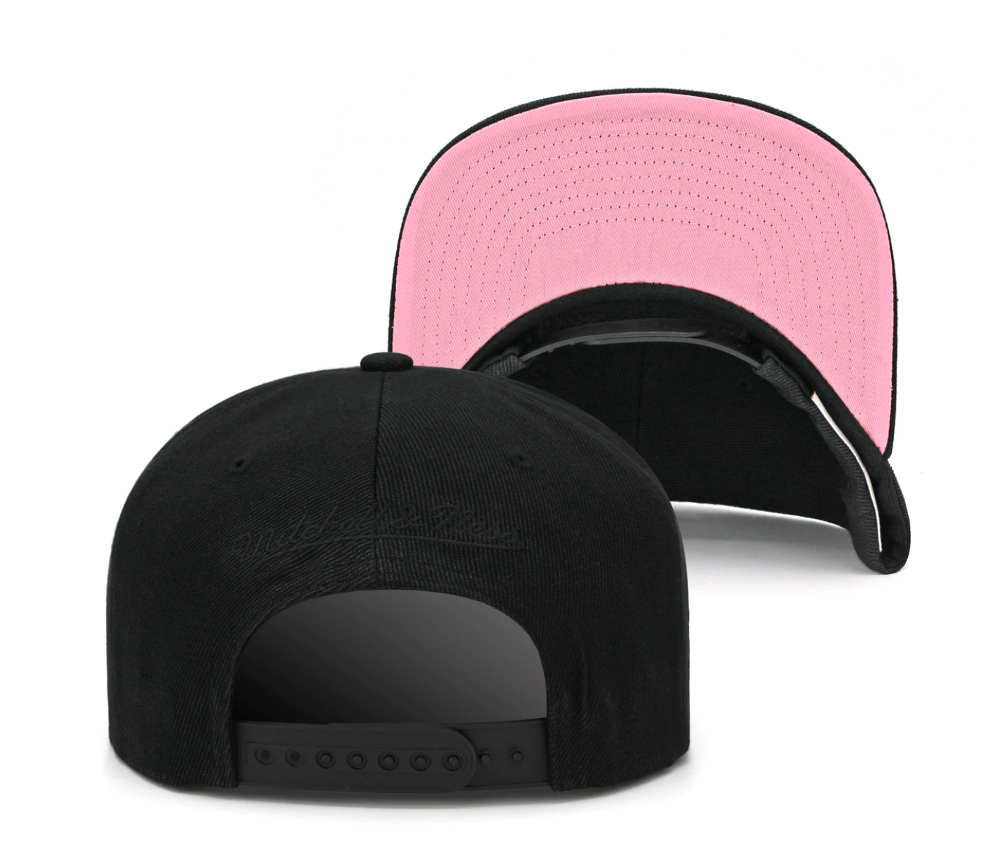 Seattle SuperSonics Mitchell & Ness Tonal Black Pink Moon Snapback Hat