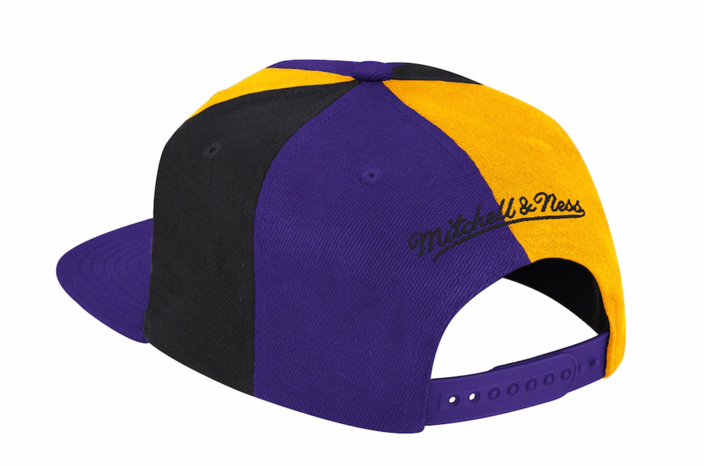 Men's Los Angeles Lakers Mitchell & Ness NBA Pinwheel Snapback Hat