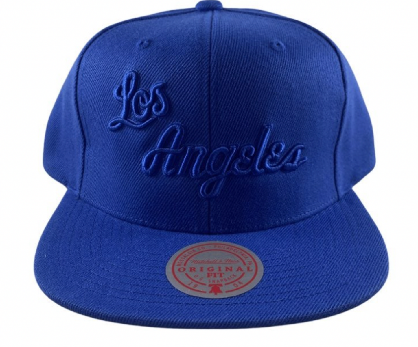 Los Angeles Lakers Mitchell & Ness Tonal Eclipse Snapback Hat- Blue