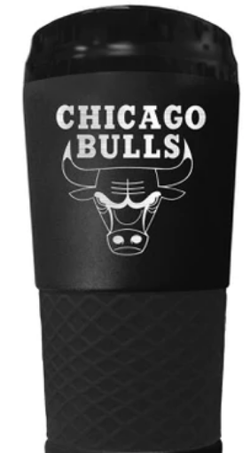 Chicago Bulls The Draft 24 oz Vacuum Insulated Stealth Stainless Steel Beverage Cup