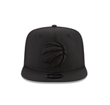 Men's Toronto Raptors New Era Black On Black Color Pack 9FIFTY Snapback Hat - Pro Jersey Sports