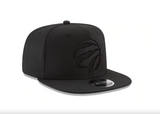 Men's Toronto Raptors New Era Black On Black Color Pack 9FIFTY Snapback Hat - Pro Jersey Sports