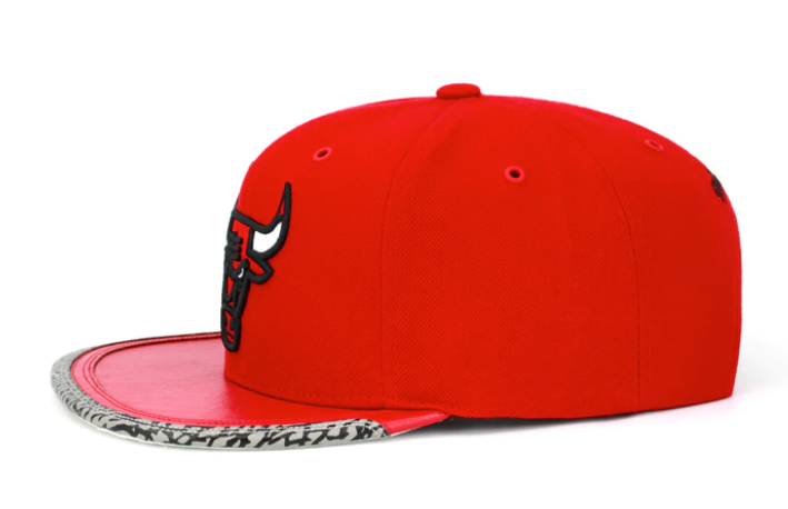Chicago Bulls Day 3 Red/ Concrete Gray Mitchell & Ness Snapback Hat - Pro Jersey Sports