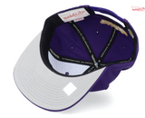 Mens NBA Los Angeles Lakers Purple Team Ground Snapback Hat By Mitchell And Ness - Pro Jersey Sports