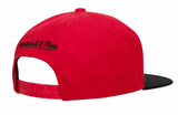 Men's Atlanta Hawks Mitchell & Ness 2 Tone Red/Black 2.0 Snapback Hat - Pro Jersey Sports