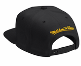 Men's Mitchell & Ness Los Angeles Lakers Black Adjustable Snapback Hat - Pro Jersey Sports