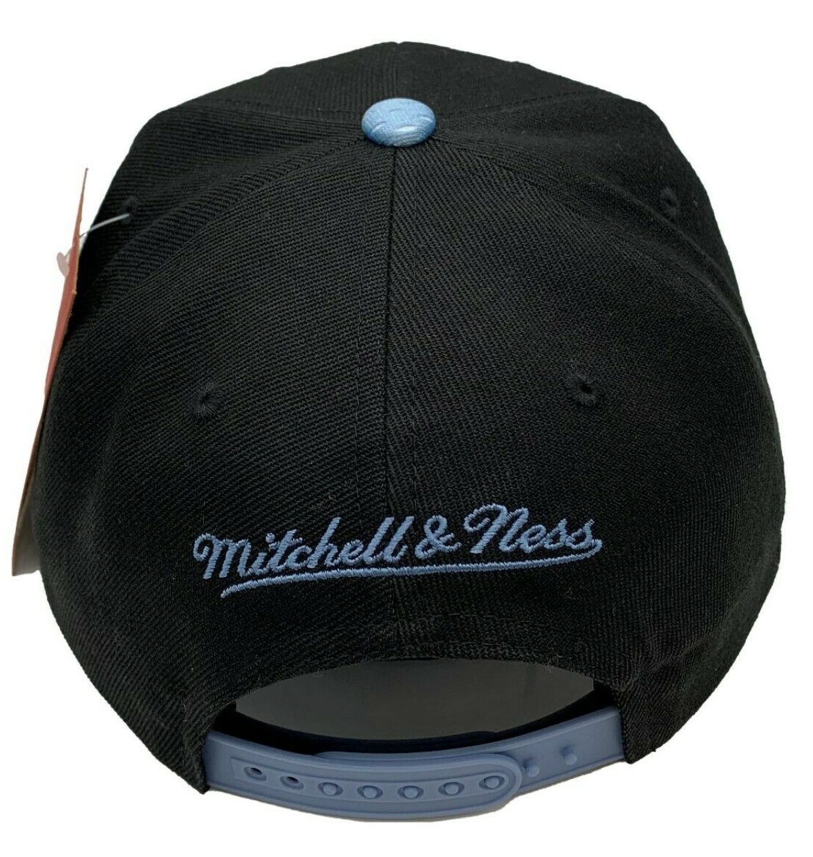 Men's Mitchell & Ness Black/Blue Memphis Grizzlies Hardwood Classics Snapshot Adjustable Snapback Hat