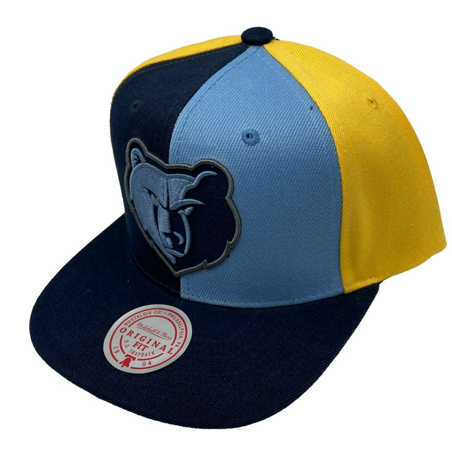 Memphis Grizzlies Mitchell & Ness NBA Pinwheel Snapback Hat