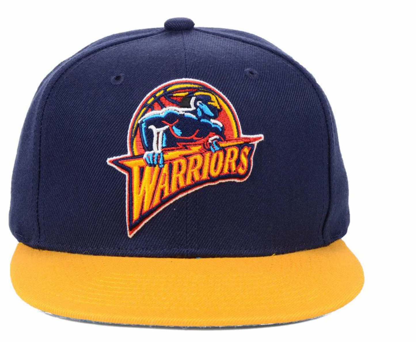 Men's Golden State Warriors Mitchell & Ness 2 Tone 2.0 Snapback Hat