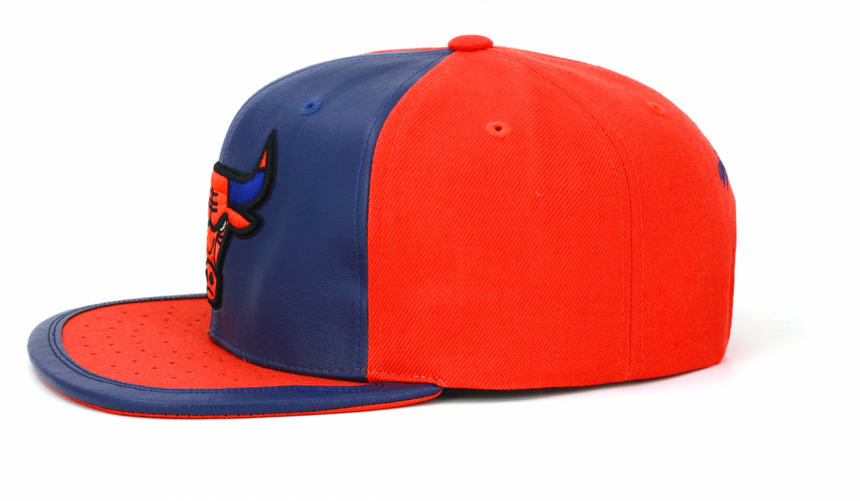 Chicago Bulls Day One Knicks Orange/Navy Mitchell & Ness Snapback Hat - Pro Jersey Sports