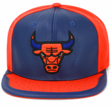 Chicago Bulls Day One Knicks Orange/Navy Mitchell & Ness Snapback Hat - Pro Jersey Sports