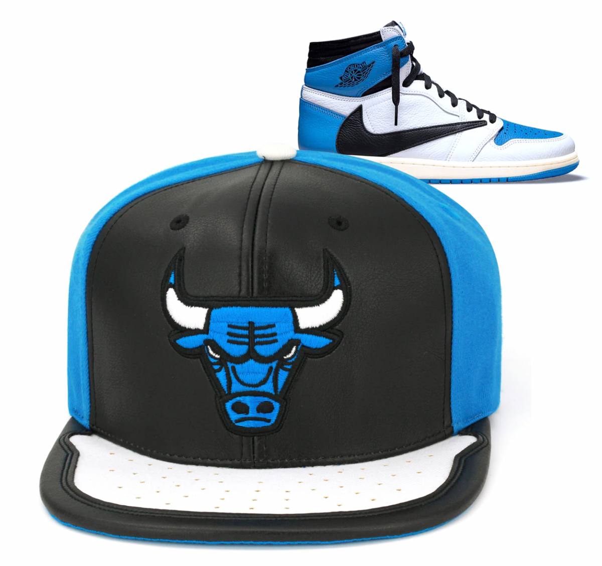 Chicago Bulls Day One Black/Blue/White Mitchell & Ness Snapback Hat - Pro Jersey Sports