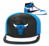 Chicago Bulls Day One Black/Blue/White Mitchell & Ness Snapback Hat - Pro Jersey Sports