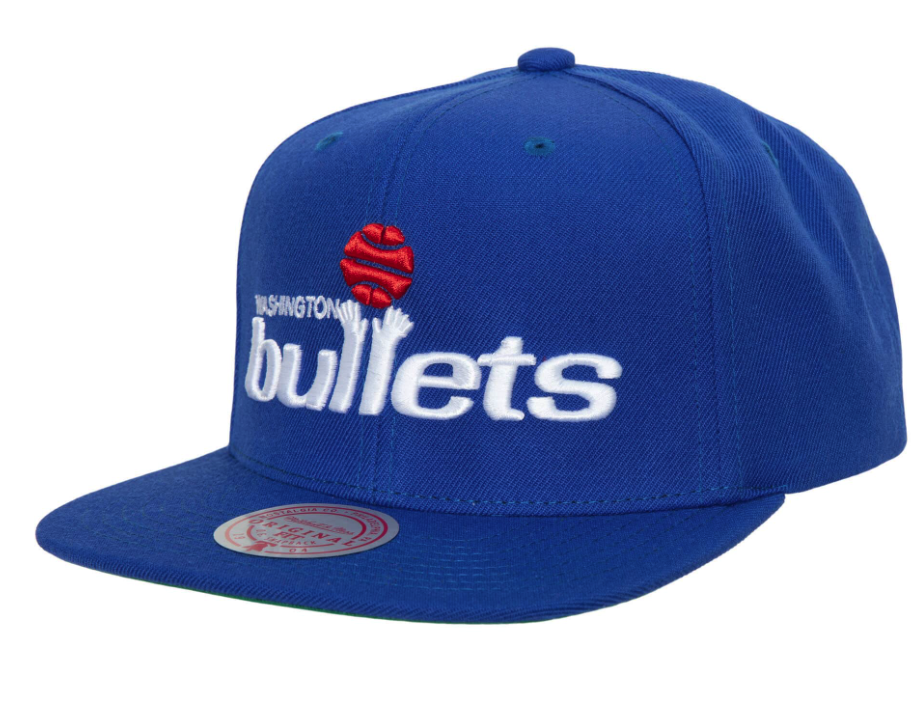 Men's Washington Bullets Mitchell & Ness NBA Ground 2.0 Snapback Hat
