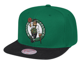Mens Boston Celtics 2-Tone 2.0 Kelly Green Mitchell & Ness Snapback Hat - Pro Jersey Sports