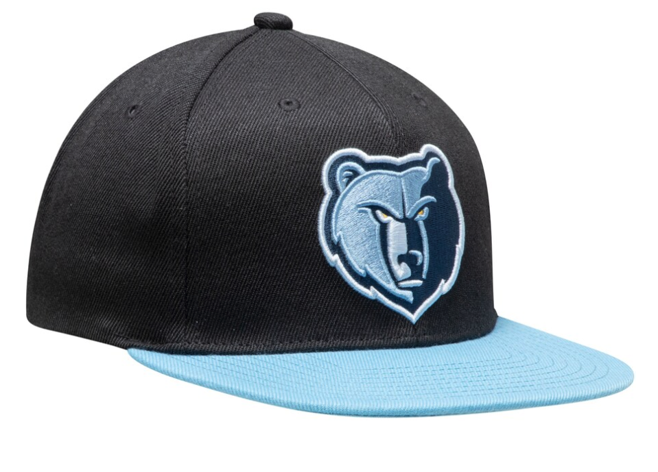 Mens NBA Memphis Grizzlies Navy 2-Tone 2.0 Snapback Hat By Mitchell And Ness