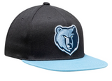 Mens NBA Memphis Grizzlies Navy 2-Tone 2.0 Snapback Hat By Mitchell And Ness - Pro Jersey Sports