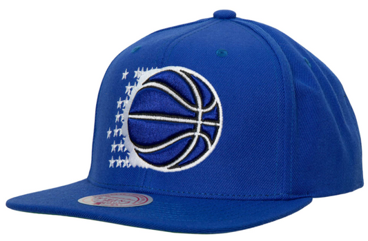 Men's Mitchell & Ness Orlando Magic Blue Ground 2.0 Snapback Adjustable Hat - Pro Jersey Sports
