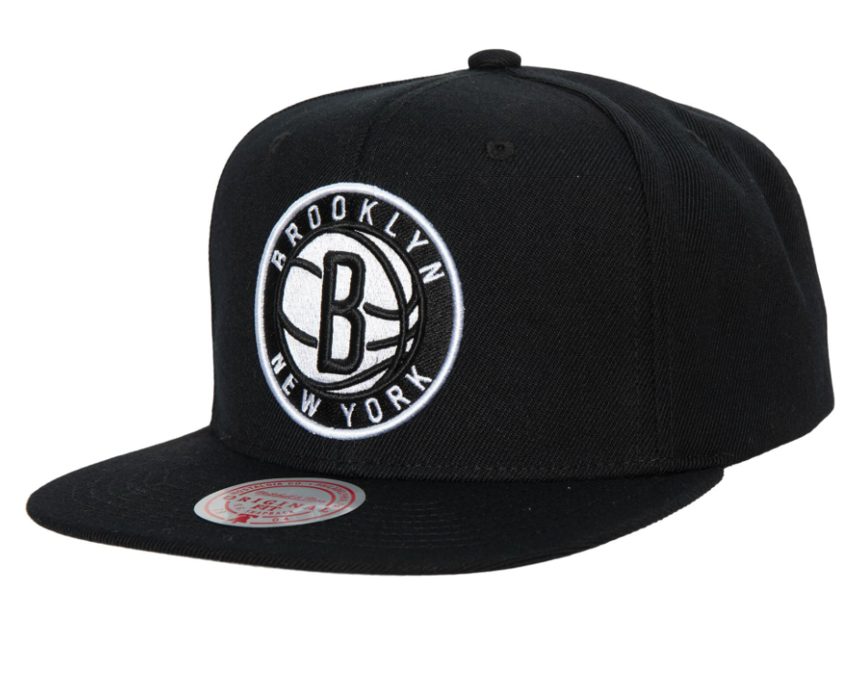 Men's Brooklyn Nets Ground 2.0 Snapback Hat By Mitchell & Ness