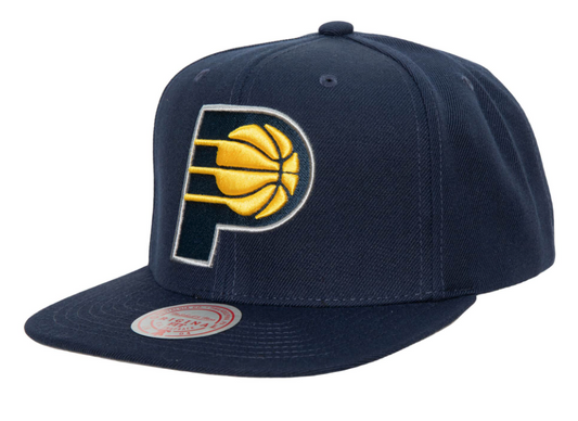 Mens NBA Indiana Pacers Ground 2.0 Snapback Hat By Mitchell And Ness
