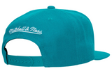 Men's Detroit Pistons Mitchell & Ness HWC Ground 2.0Teal Snapback Hat - Pro Jersey Sports