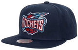 Houston Rockets Ground 2.0 Navy Mitchell & Ness Snapback Hat - Pro Jersey Sports