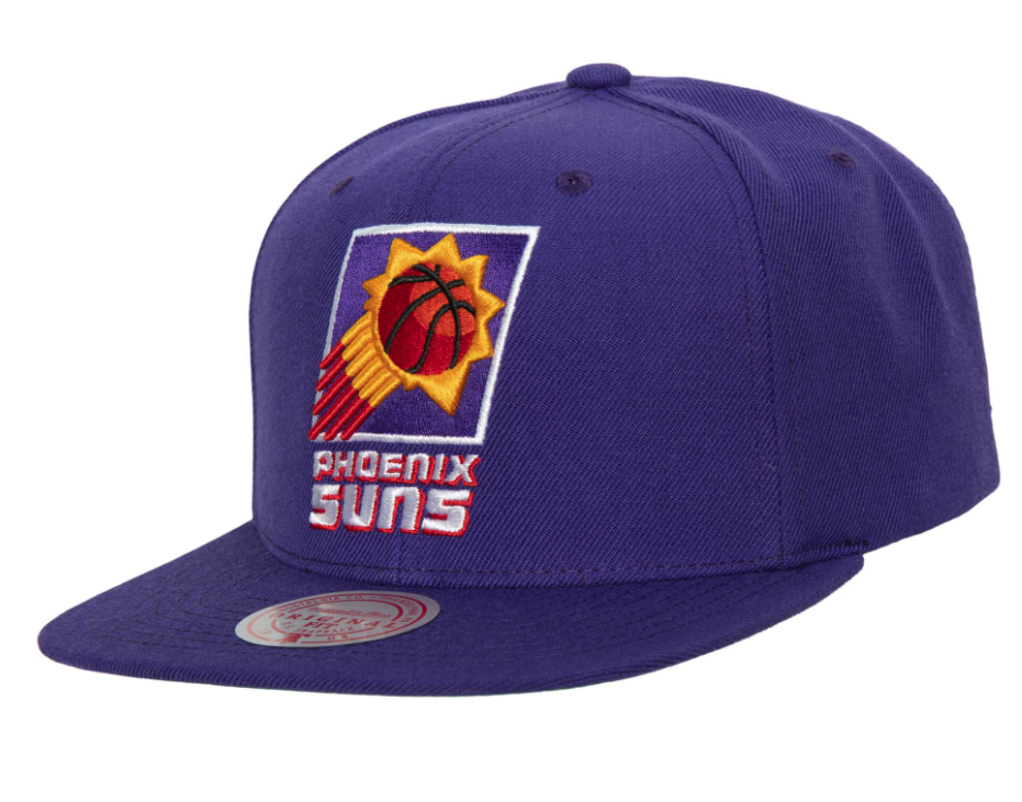Men's Phoenix Suns Mitchell & Ness Ground 2.0 Purple Snapback Adjustable Hat