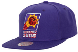 Men's Phoenix Suns Mitchell & Ness Ground 2.0 Purple Snapback Adjustable Hat - Pro Jersey Sports
