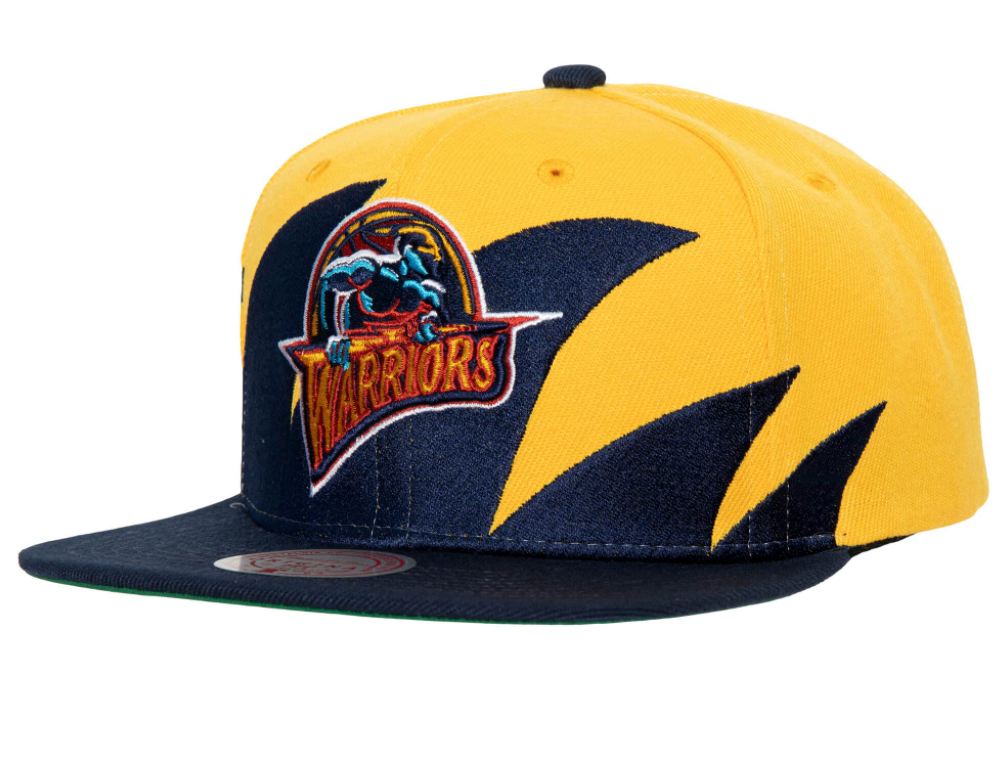 Golden State Warriors HWC Sharktooth Mitchell & Ness Snapback Hat