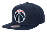 Washington Wizards Ground 2.0 Navy Mitchell & Ness Snapback Hat - Pro Jersey Sports