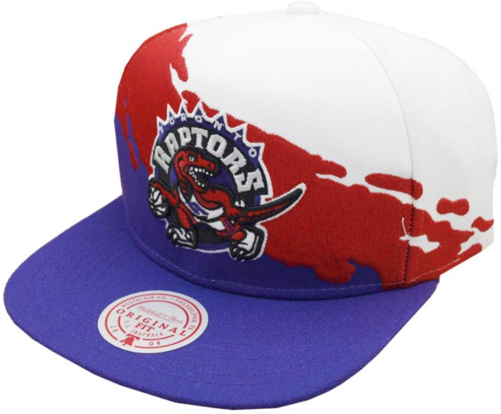 Toronto Raptors HWC NBA Paintbrush Mitchell & Ness Snapback Hat