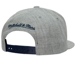 New Jersey Nets HWC Gray Heather 2.0 Mitchell & Ness Snapback Hat - Pro Jersey Sports