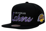 Los Angeles Lakers Team Script 2.0 Mitchell & Ness Snapback Hat - Pro Jersey Sports