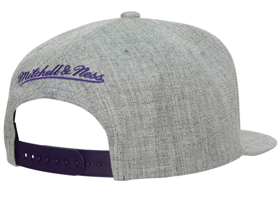 Los Angeles Lakers Gray Heathered 2.0 Mitchell & Ness Snapback Hat
