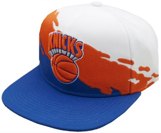 New York Knicks HWC NBA Paintbrush Mitchell & Ness Snapback Hat